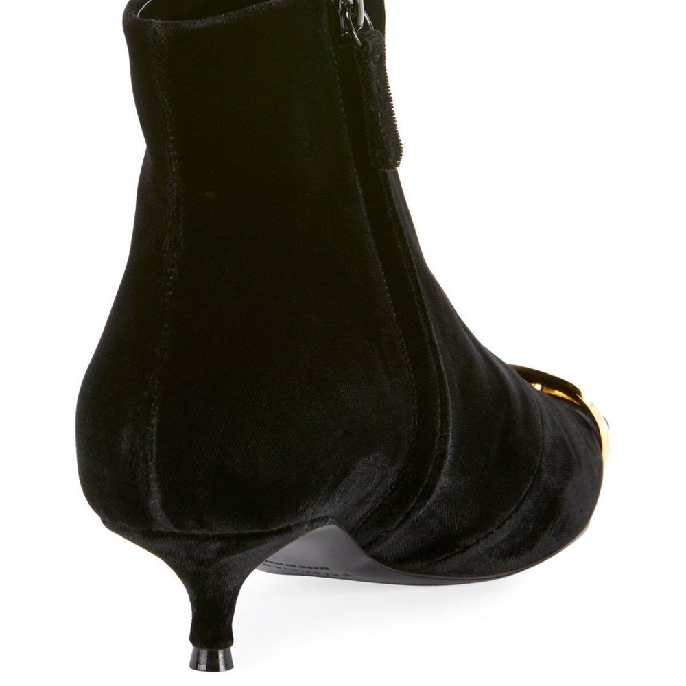Balenciaga Velvet BB Knife Knit Booties Size 39 - Picture 3 of 3
